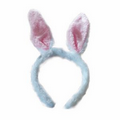 Flash LED Plush Bunny Ears Headband Hair Hoop